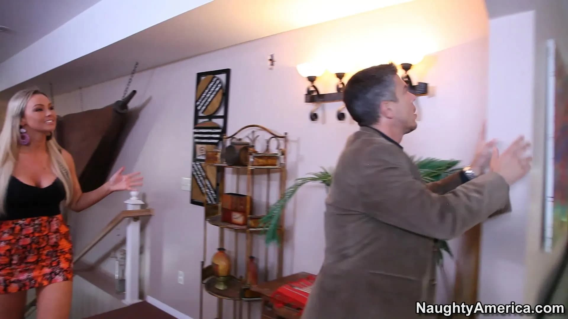 Busty Blonde Neighbor Gives!